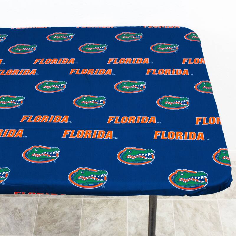 Florida Gators Tailgate Fitted Tablecloth, 33" x 33", Card Table Bed